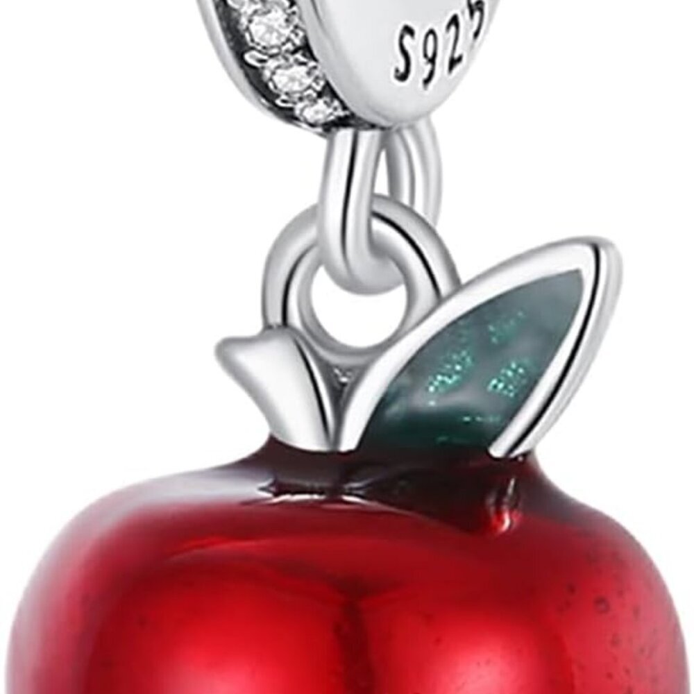 925 Sterling Silver Charms for Bracelets Gold Love and Heart Charms Cherry Bloss